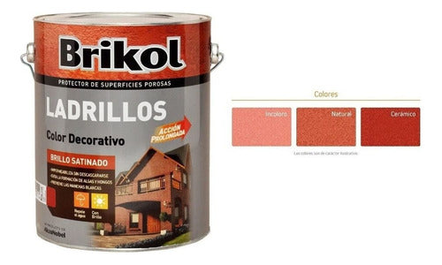 BRIKOL Bricks Paint Natural or Ceramic Impregnating 4L 5