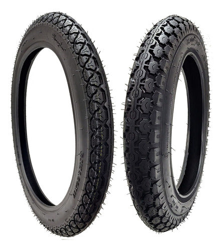 Celimo Kit Front and Rear Tires Mondial Max 110 2020-2023 0