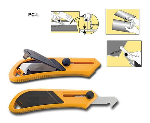 Olfa Cortante Cutter Para Plastico Alto Impacto Pc L 13mm 1