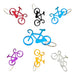 Set of 15 Bike Keychain Bottle Opener Souvenir Metallic Openers 0