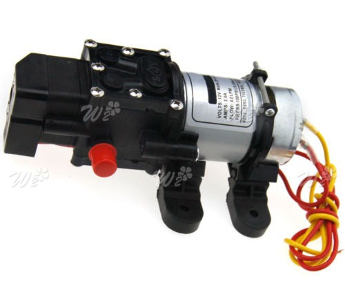 Para El Barco Rv Autocebantes 100 Psi Dc12v 4l/min Bomba De 0