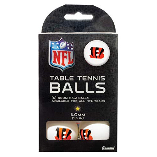 Bolas De Tênis De Mesa Franklin Sports Cincinnati Bengals - 0