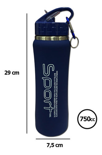 Thermal Sports Bottle 750ML with Silicone Spout 45