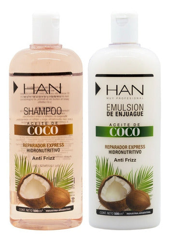 HAN Coco Shampoo + Conditioner Repair Anti Frizz 0