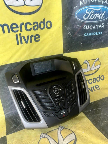 Moldura Com Comando E Radio Original Ford Focus 2014 A 2016 2