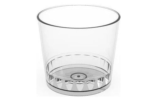 Plastivas 100cc Rigid Crystal Dessert Cup Shot Glasses Pack of 10 0