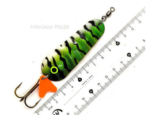 Abu Garcia Cuchara Señuelo Atom 25 Gramos Green/Flame 1