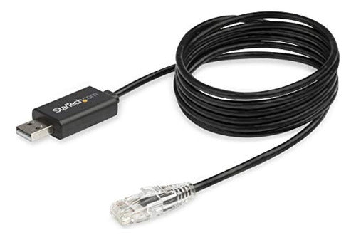 StarTech USB Console Cable Cisco 59 Ft - USB A to RJ45 Rollover 1