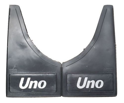 FIEMO FUNDAS Complete Set (x4) Heavy Rubber Mud Guards for Fiat Uno 1