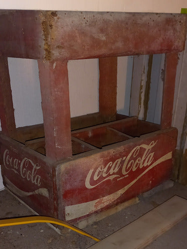 Cajón De Cocacola Madera Colección Antiguedad 2