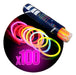 Party Forever Neon Chemical Glow Bracelets X100 Units 0