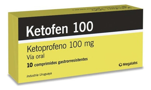 Ketofen® 100 Mg X 10 Comprimidos - Roemmers 0