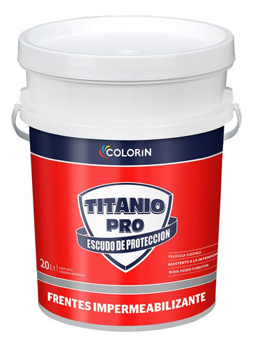 Titanio Impermeabilizante Frentes Pro 20l Colorin- Prestigio 0