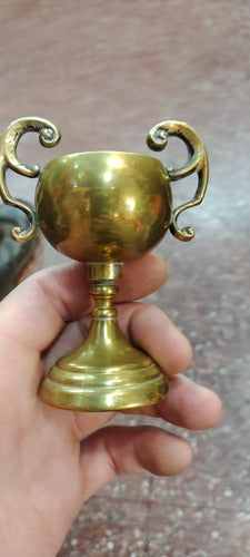 Trofeo Antiguo De Bronce Carpets S.a 1970 2