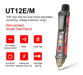 Professional Grade Non-Contact Voltage Detector UNI-T UT12E IP67 Vibration Alert 7