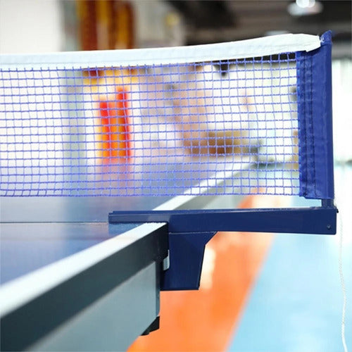 Ping Pong Net + Adjustable Support for Firm Practice Resistance 6