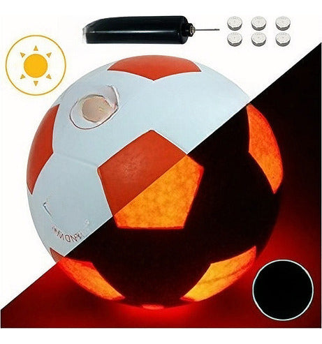 Nightmatch Light Up Balón De Fútbol Incl. Ball Pump Y Bate 1