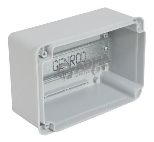 Caja Estanco Genrod Con Riel Din Ip65 115x165x110 Empalme 0