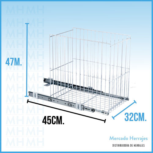 Mercado Herrajes Cesto Canasto Ropa Extraible 320x450x450 1