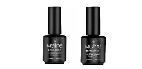 Base Coat +top Coat Matte Semipermanente Gel Uv/led Meline 0