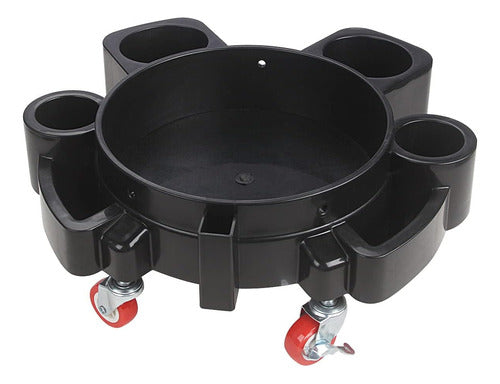 EquiLimp Bucket Base with Wheels for Detailing Accessories 0