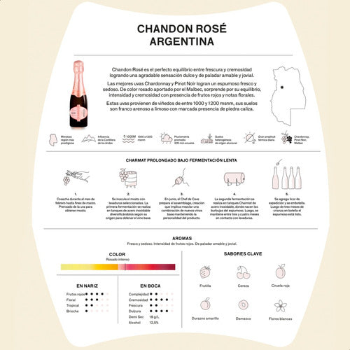 Chandon Rosé Espumante (6 Bottles X 187ml) 2