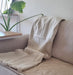 Rustic Fringed Bed Throw 100% Cotton 200 x 150 40