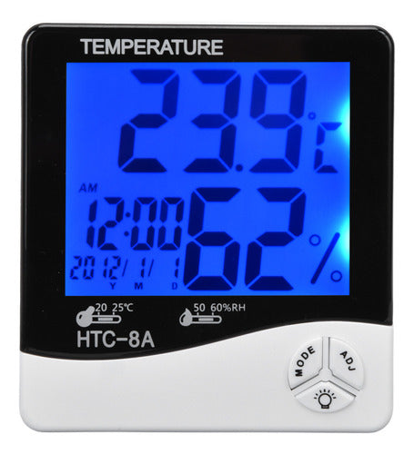 Monitor De Temperatura Ambiente, Suporte De Detector E Displ 3