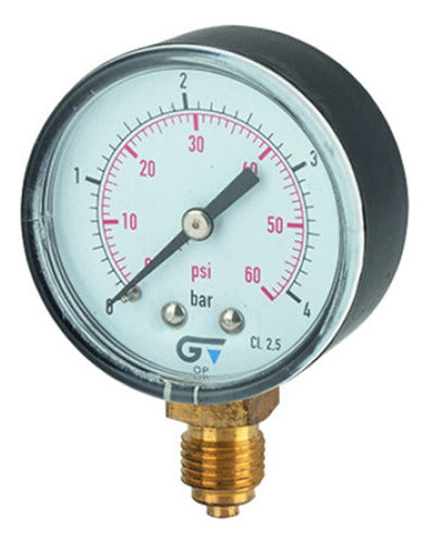 Genebre Manómetro Radial Ø53 Salida Inferior 1/4 X 2.5-bar 0