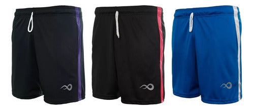 Sporty Men's Running Tennis Padel Shorts Pack X3 18
