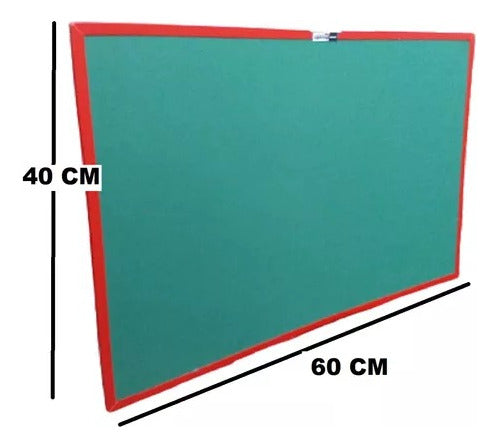 APXER Green Chalkboard 60 X 40 Cm Playking 2