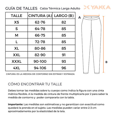 Yakka Thermal Leggings Long Yakka First Skin Ideal for Sports 4