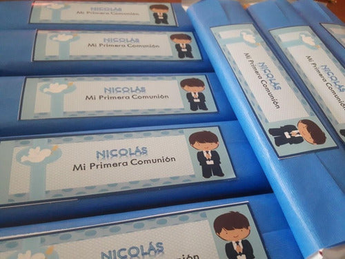 Dolce Nonna Eventos Candy Bar Comunión Varón - 60 Golosinas Personalizadas !! 1