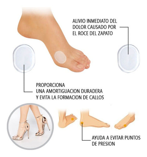 Discos Protectores Multiuso Gel Calzado, Zapatos Sofeet Ptm 2