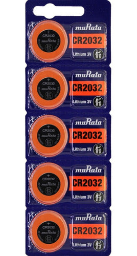 Murata CR2032 Button Batteries - 50 Pack 0