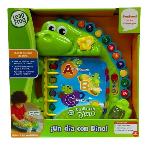 Libro Infantil Didáctico Dinosaurio Luces Sonido  Juguete 3