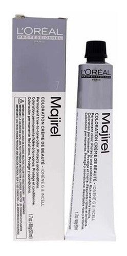 Majirel L'Oréal Professionnel Permanent Hair Color Cream with Oxidizing Cream 75 mL x6 2