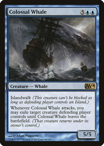 Magic The Gathering: Colossal Whale (Ballena Colosal) M14 0