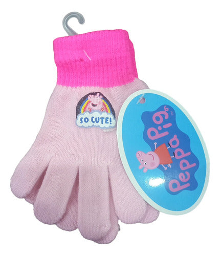 MODA FLOW Peppa Pig Winter Gloves for Kids 0