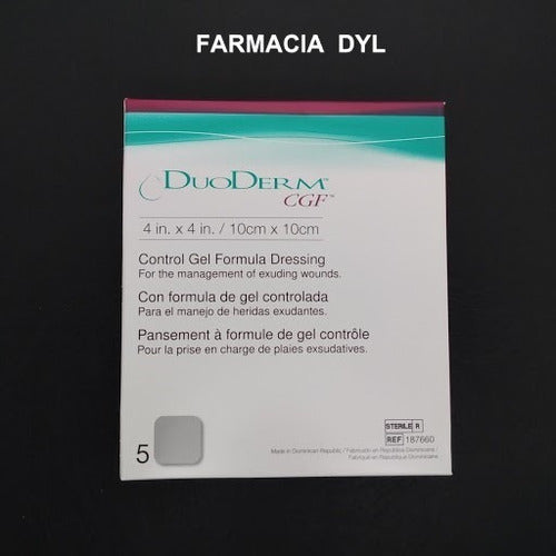 Duoderm CGF 10 x 10 Patches - Box of 5 Dressings 1