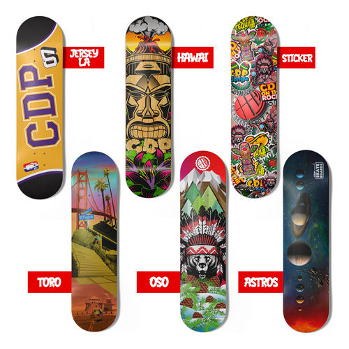 Professional CDP Skateboard Deck + Premium Guatambu Grip Tape 9
