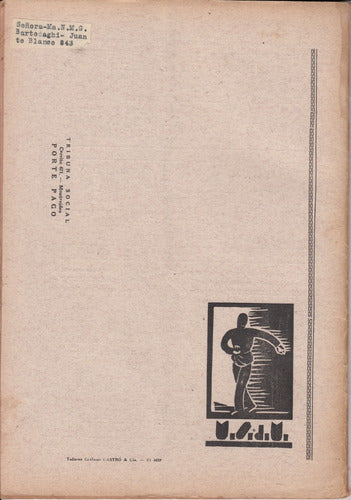 1934 Sobre Conferencia De Garcia Lorca En Montevideo Raro 4