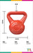 Kit Set Combo x4 Kettlebell PVC Weights 3-5kg Fitness TML 1