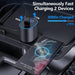 I & O Car Charger for Samsung ZFold 4 3 S23+ A53 ZFlip 4 3 A33 5