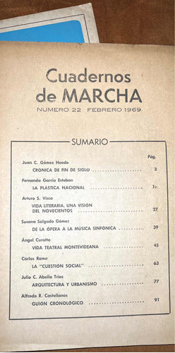 Cuadernos De Marcha Década Del 60 Lote De 8 Revistas Uruguay 5