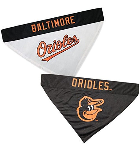 Pets First Orl3217sm Mlb Baltimore Orioles Reversible Pet Ba 0