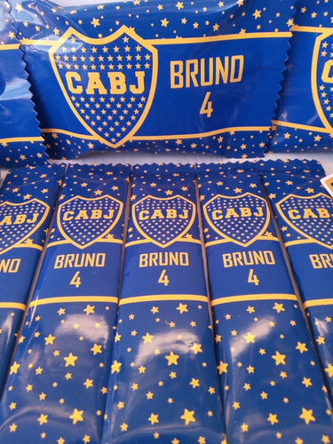 VHKWINES Candy Bar Boca Juniors 40 Golosinas Personalizadas 3