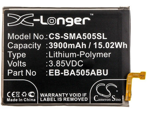 Cameron Sino Samsung A50 A20 A30 SM-A505 SM-A205U EB-BA505ABU Battery 2