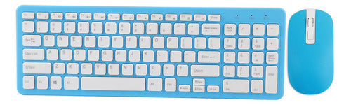 Conjunto De Teclado De Mouse Sem Fio Office Gaming Para Note 1