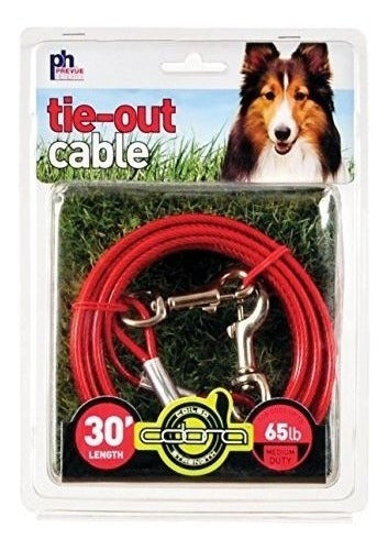 Prevue Pet Products 2121 Medium Duty 30 Cable De Amarre 0